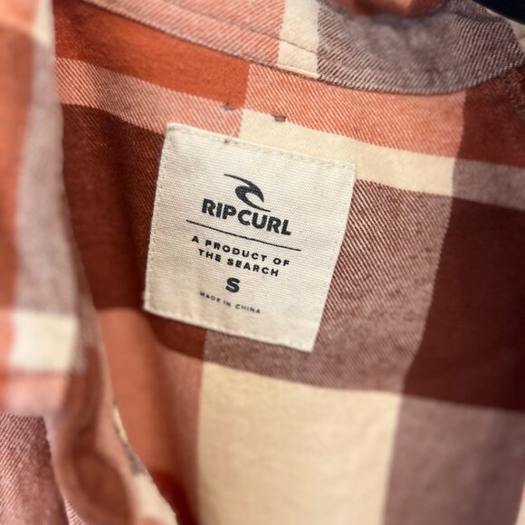 Rip Curl Pacific Dreams Cotton Flannel Shirt - Size Small - Picture 4 of 7